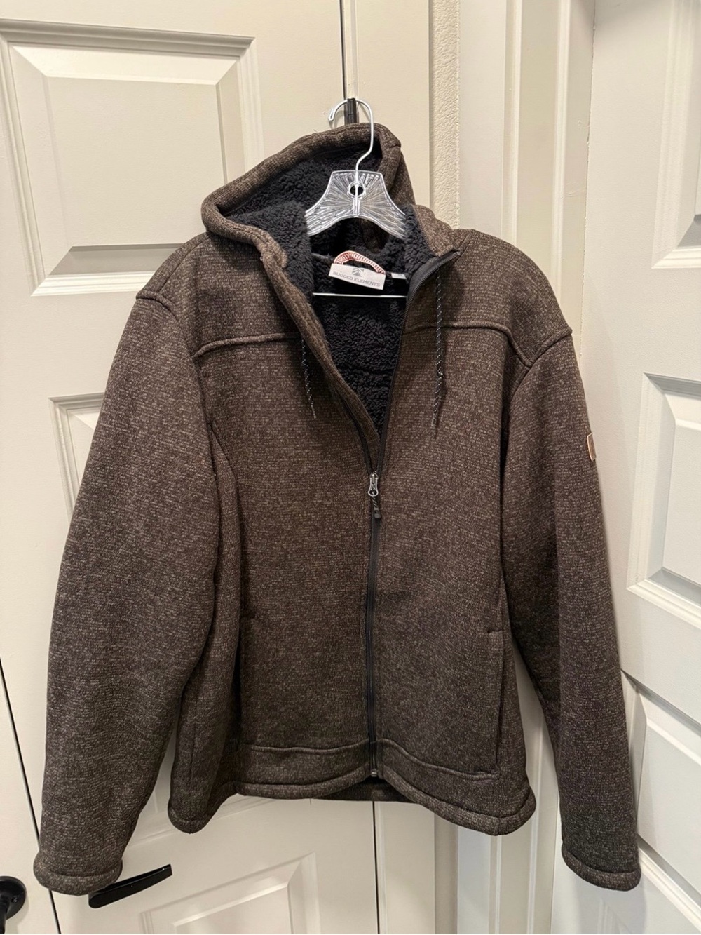 Rugged Elements Sherpa-Lined Men’s Hooded Jacket